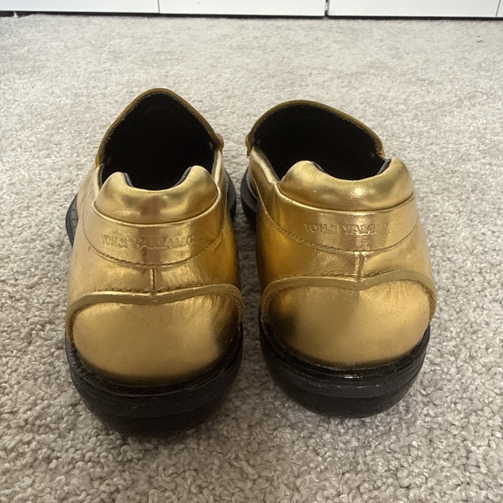 Rare Gold Y-3 Yohji Yamamoto Loafers UK Men's size 6.5 - Picture 3 of 8